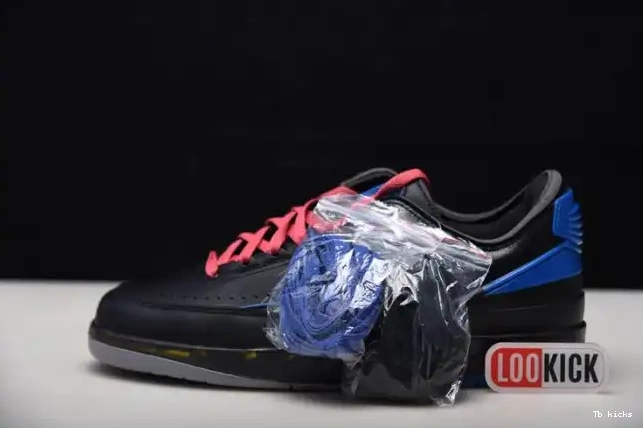 Cheap TBK Jordan Black Retro Low SP 2 Off-White Blue DJ4375-004 0420